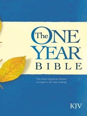 cover image of The One Year Bible KJV